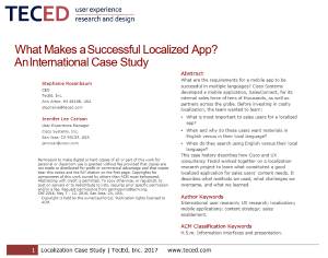 TecEd Whitepaper App Localization